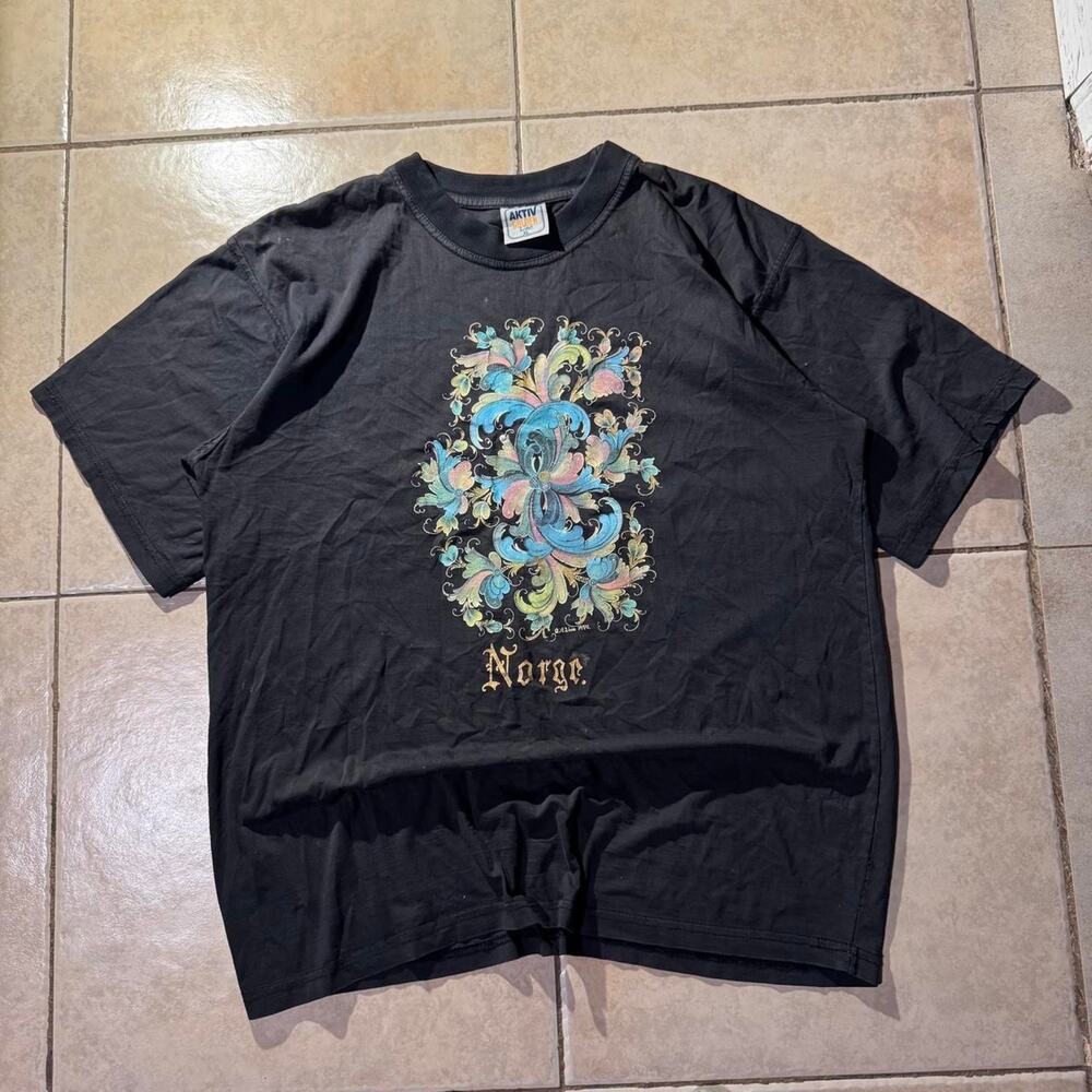 Vintage 90s golden aktiv norway tee Size XL in Mens
